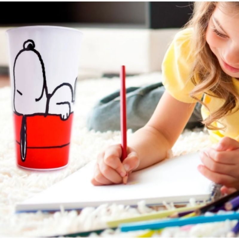 Fun Kids 1725-316/318E Vajilla Melamina Snoopy Charlie Brown 4 Personas 12 Piezas