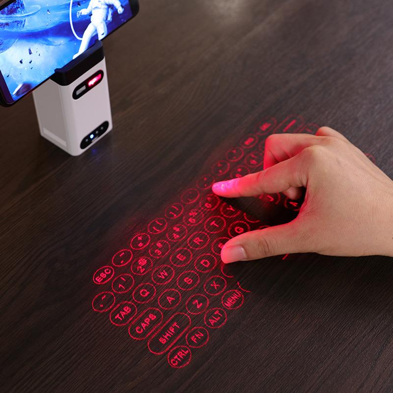 Teclado Virtual Mini Mouse Proyector Laser Modelo M English