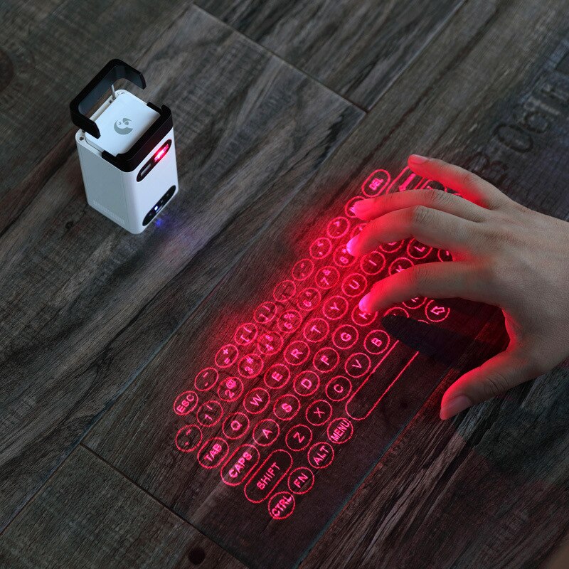 Teclado Virtual Mini Mouse Proyector Laser Modelo M English