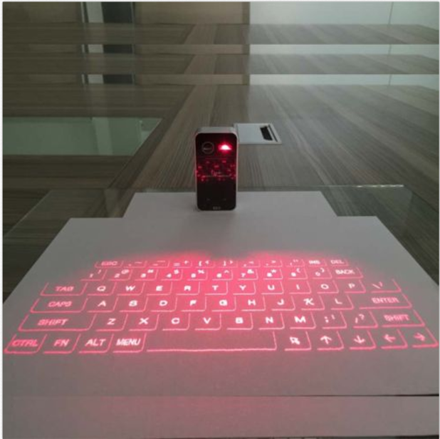 Teclado Virtual Mini Proyector Laser Bluetooth Modelo B English