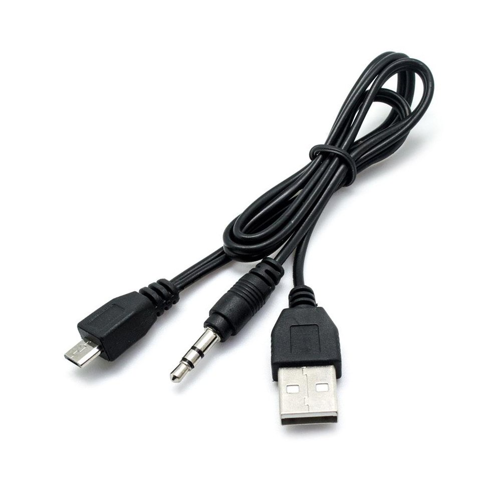 Cable micro USB V8 con auxiliar 3.5mm