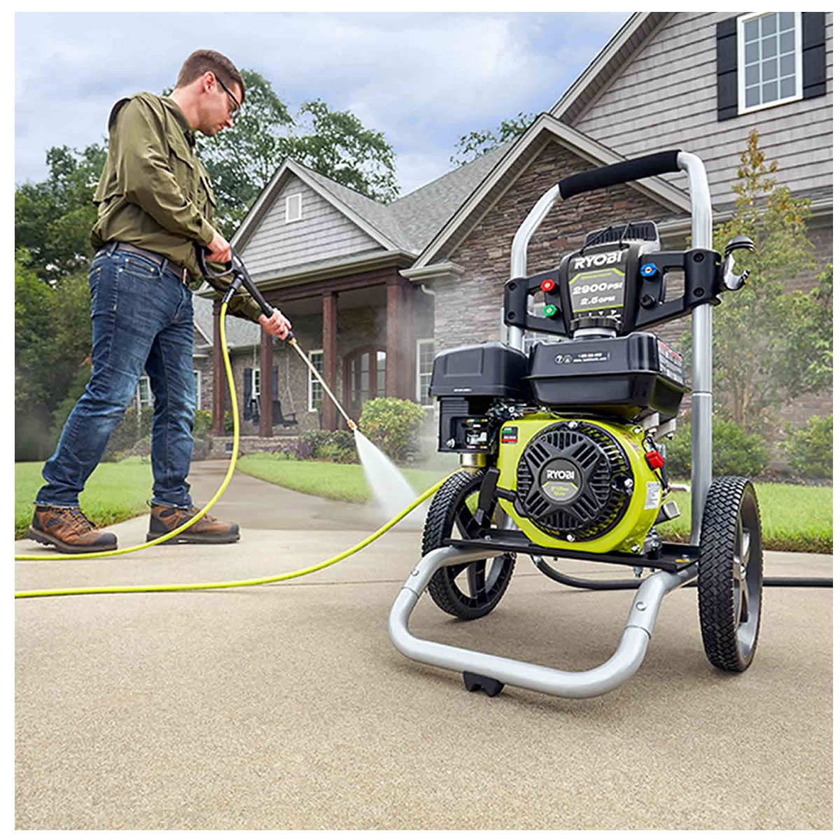 Hidrolavadora de Gasolina Con 2900 PSI RYOBI RY802925 THD