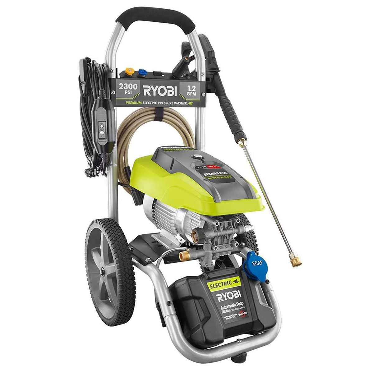 Hidrolavadora Eléctrica Con 2300 PSI 120V RYOBI RY142300 THD