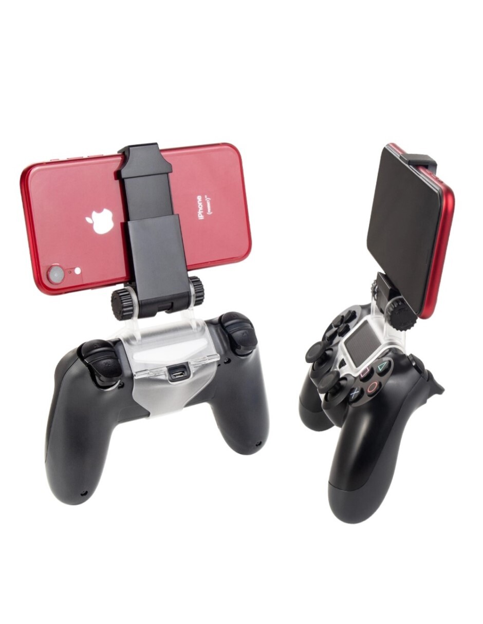 Soporte Celular DA Gamers Para Control PS4 DualShock 4 Clip Holder Clamp Negro