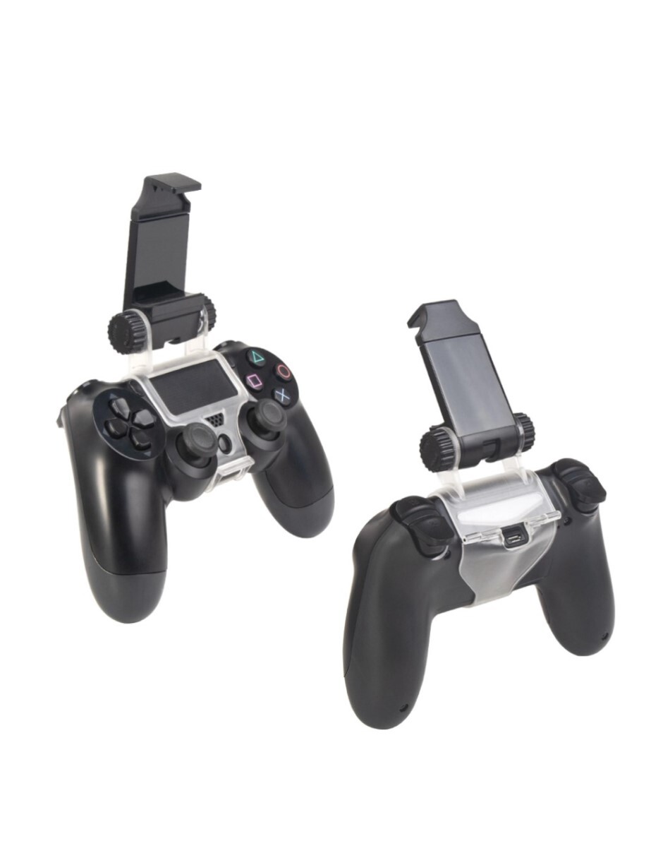 Soporte Celular DA Gamers Para Control PS4 DualShock 4 Clip Holder Clamp Negro