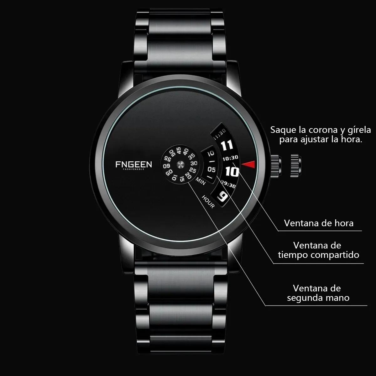 Reloj pulsera hombre diseño creativo