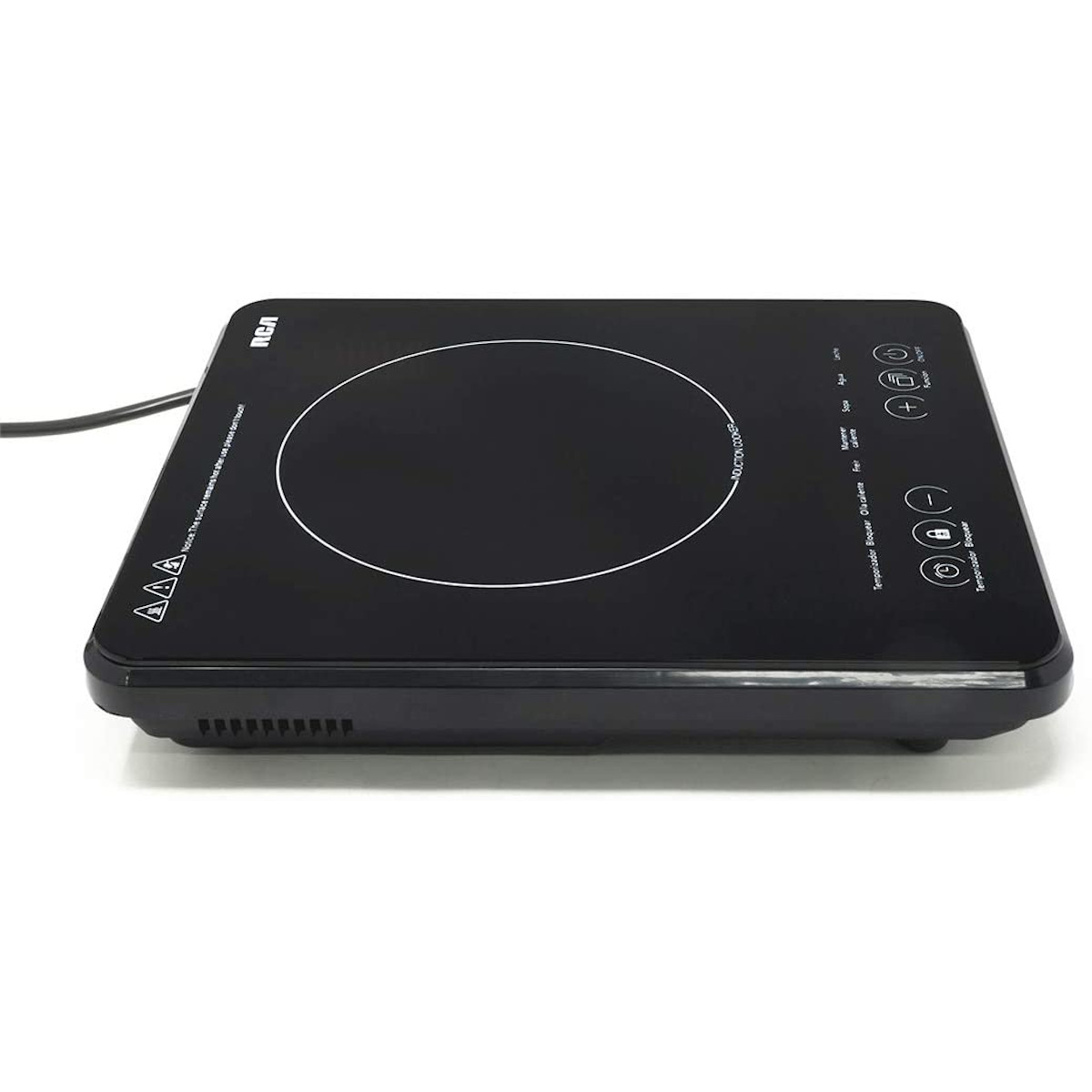 Parrilla Inducción eléctrica RCA RC-12A3 Negra 120V 1200W