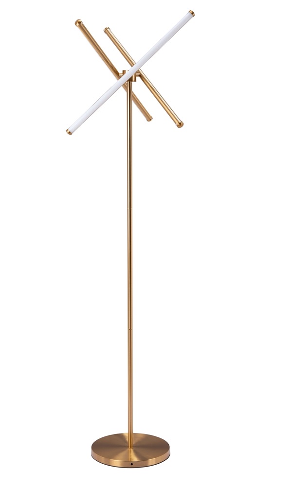 Lampara de Piso Garza Dorado - Kessa