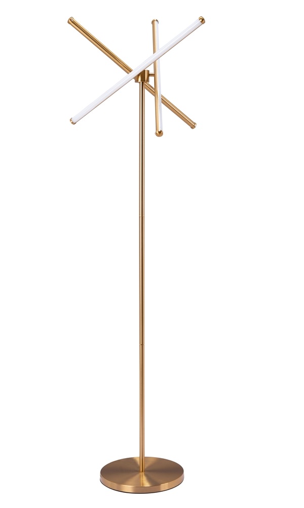 Lampara de Piso Garza Dorado - Kessa