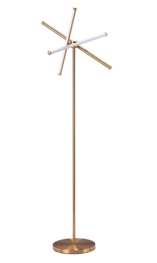 Lampara de Piso Garza Dorado - Kessa