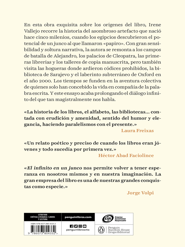 El infinito en un junco: La invención de los libros en el mundo antiguo