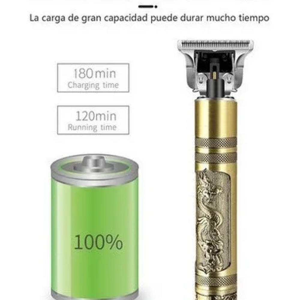 Cortapelo T9 Eléctrica Profesional Sin Cable Recargable