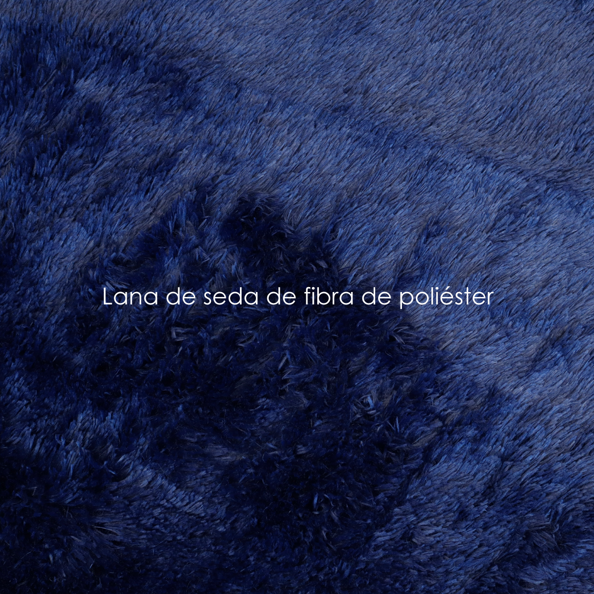 Tapete Decorativo redondotipo Shag 1 Metro de diÃ¡metro Fibra Larga Suave y Caliente Ideal para Sala recamara