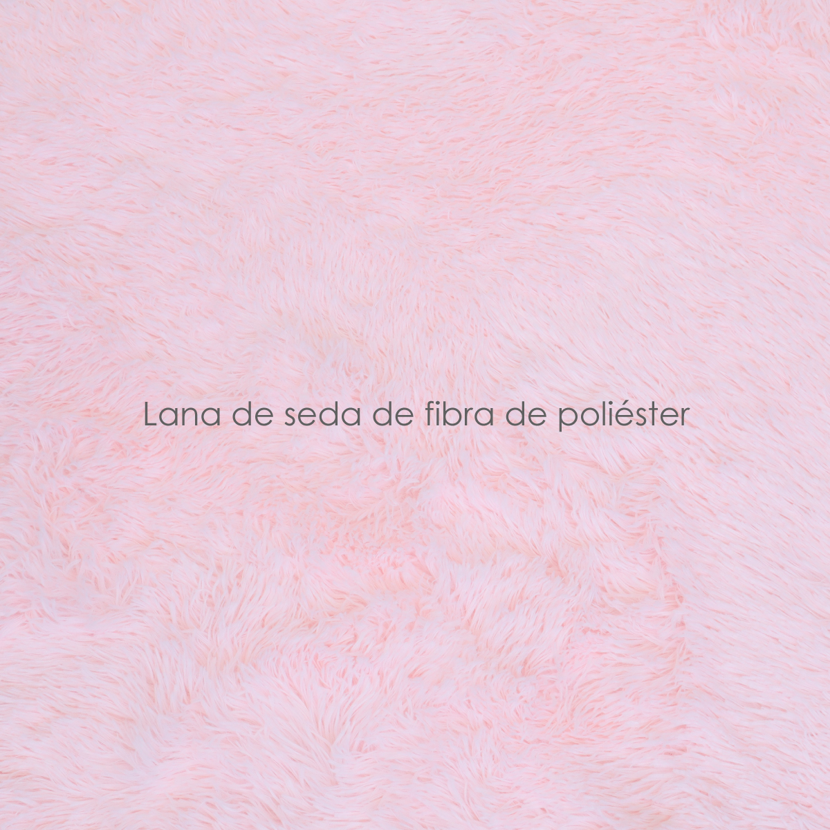 Tapete Decorativo redondotipo Shag 1 Metro de diÃ¡metro Fibra Larga Suave y Caliente Ideal para Sala recamara