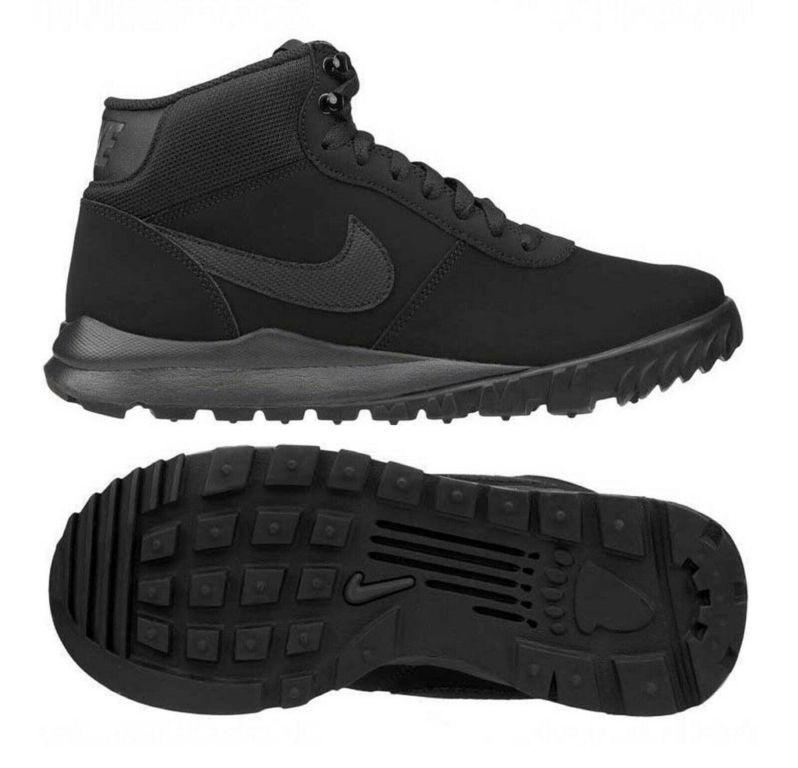 TENIS CASUAL NIKE HOODLAND SUEDE NEGRO-HOMBRE 654888 090 100% ORIGINAL
