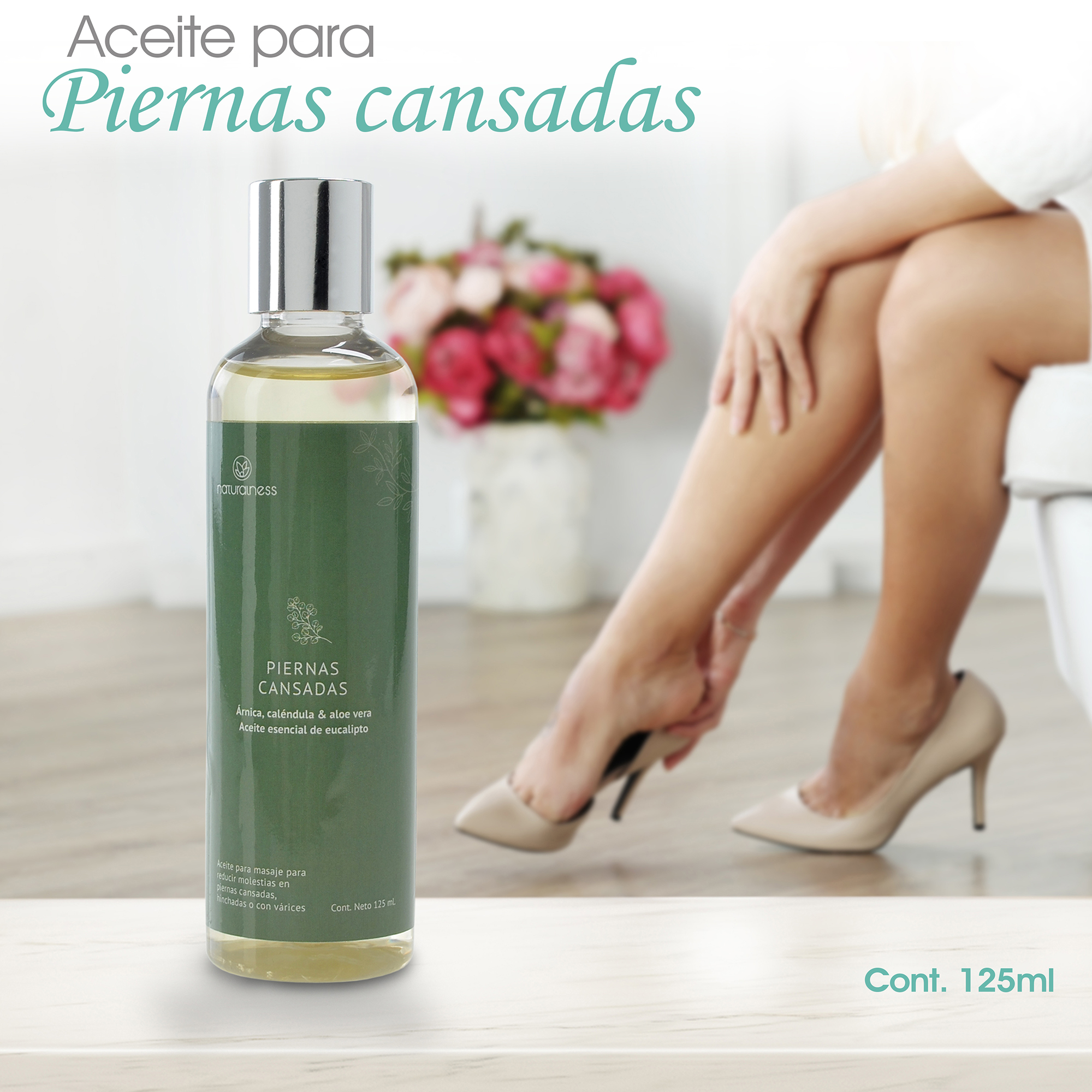 Naturalness Aceite para Masaje Piernas Cansadas 125ml