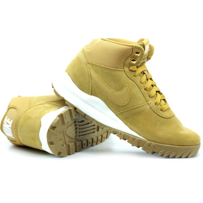 TENIS CASUAL NIKE HOODLAND SUEDE MOSTAZA-HOMBRE 654888 727 100% ORIGINAL