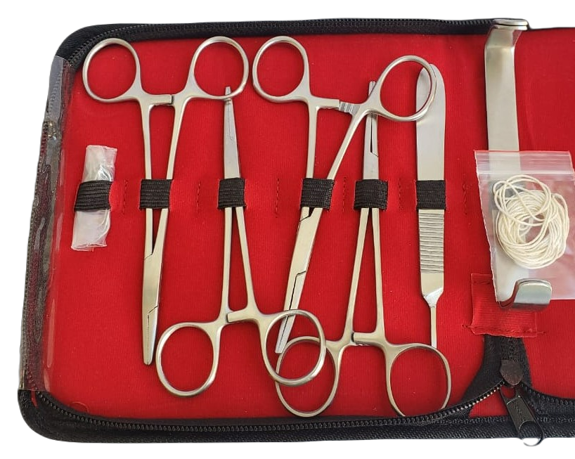 Estuche de disección, 20 piezas, Hergom