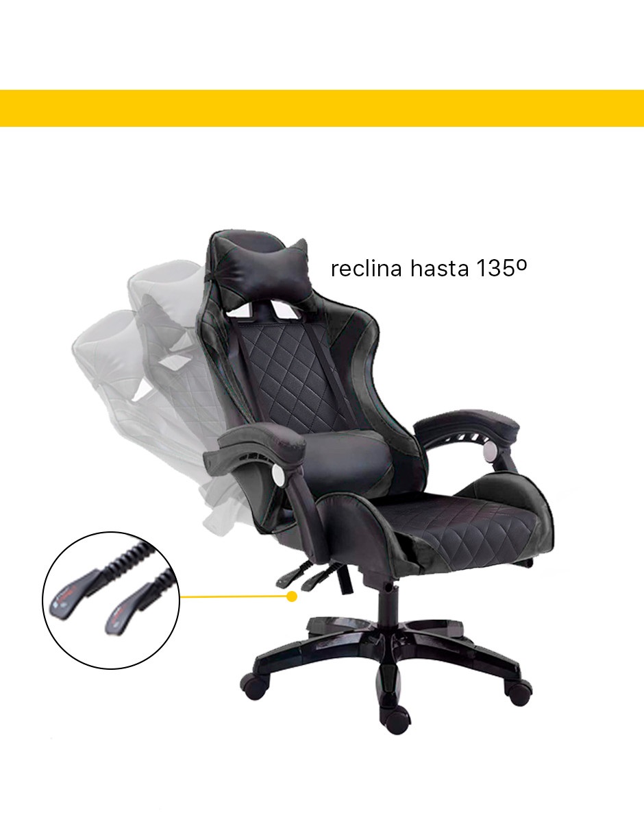 Silla ejecutiva de escritorio Beckon PRO con bordado sportcar level