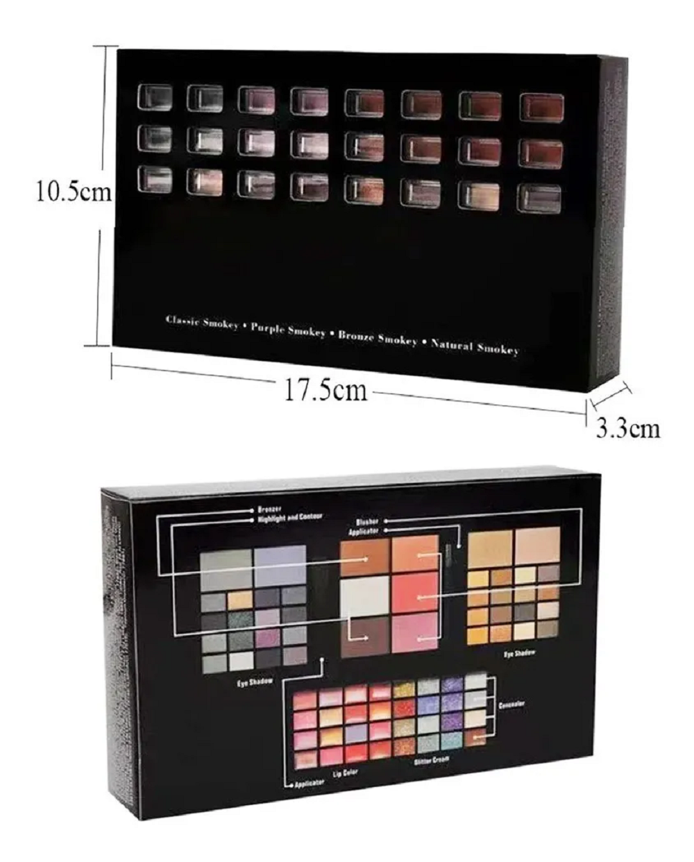 Paleta De Sombras Para Maquillaje 74 Colores