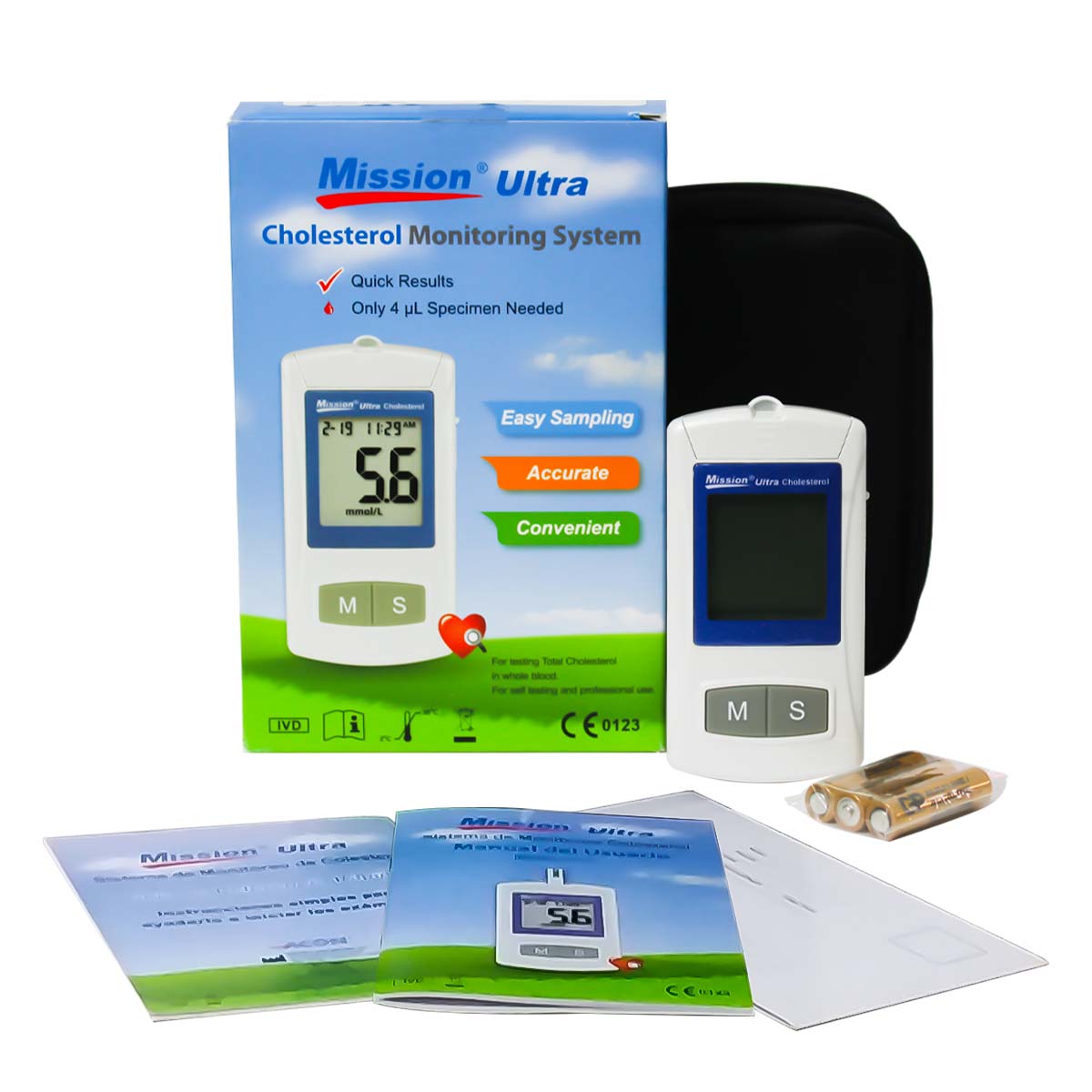 Medidor de Colesterol Mission Ultra - Acon