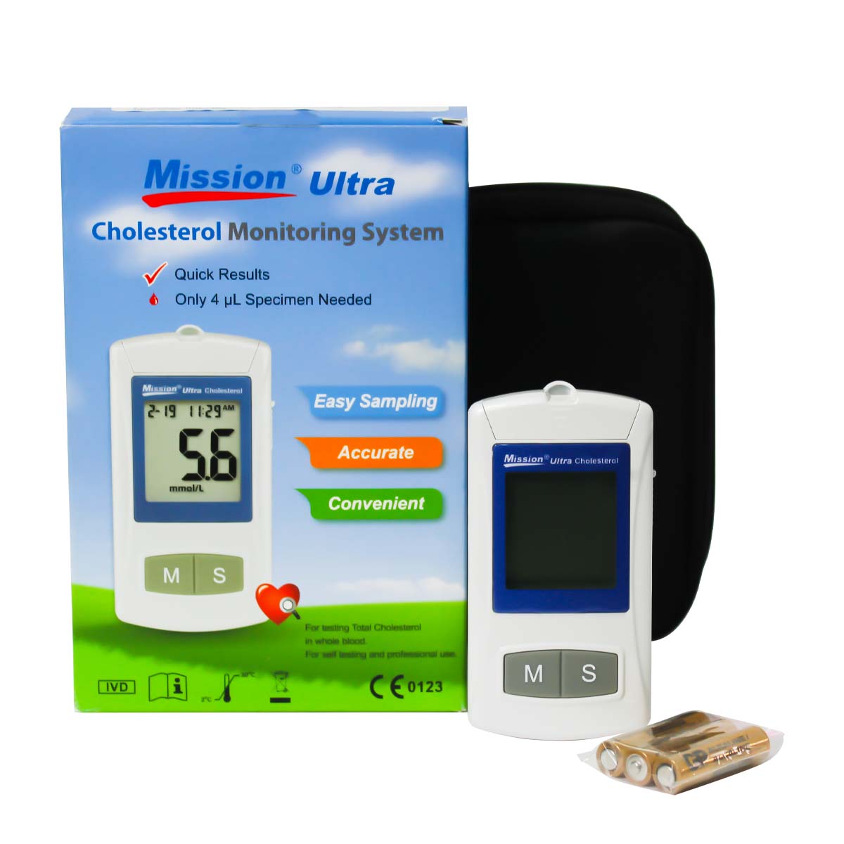 Medidor de Colesterol Mission Ultra - Acon