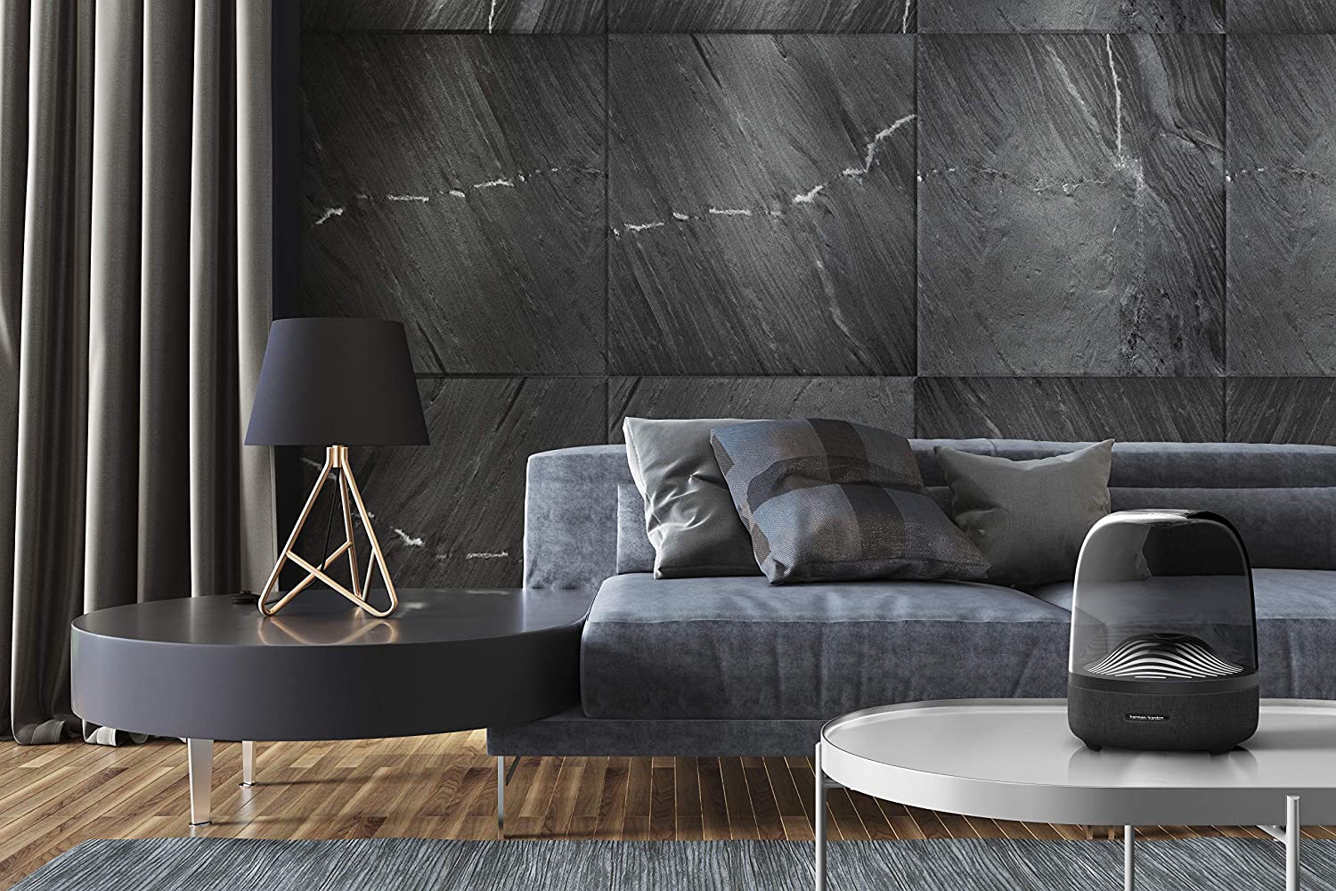 Bocina Harman Kardon Aura Studio 3 Portátil con Bluetooth Black