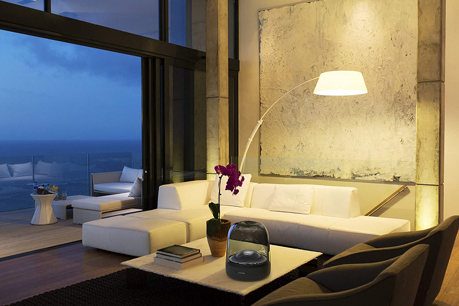 Bocina Harman Kardon Aura Studio 3 Portátil con Bluetooth Black