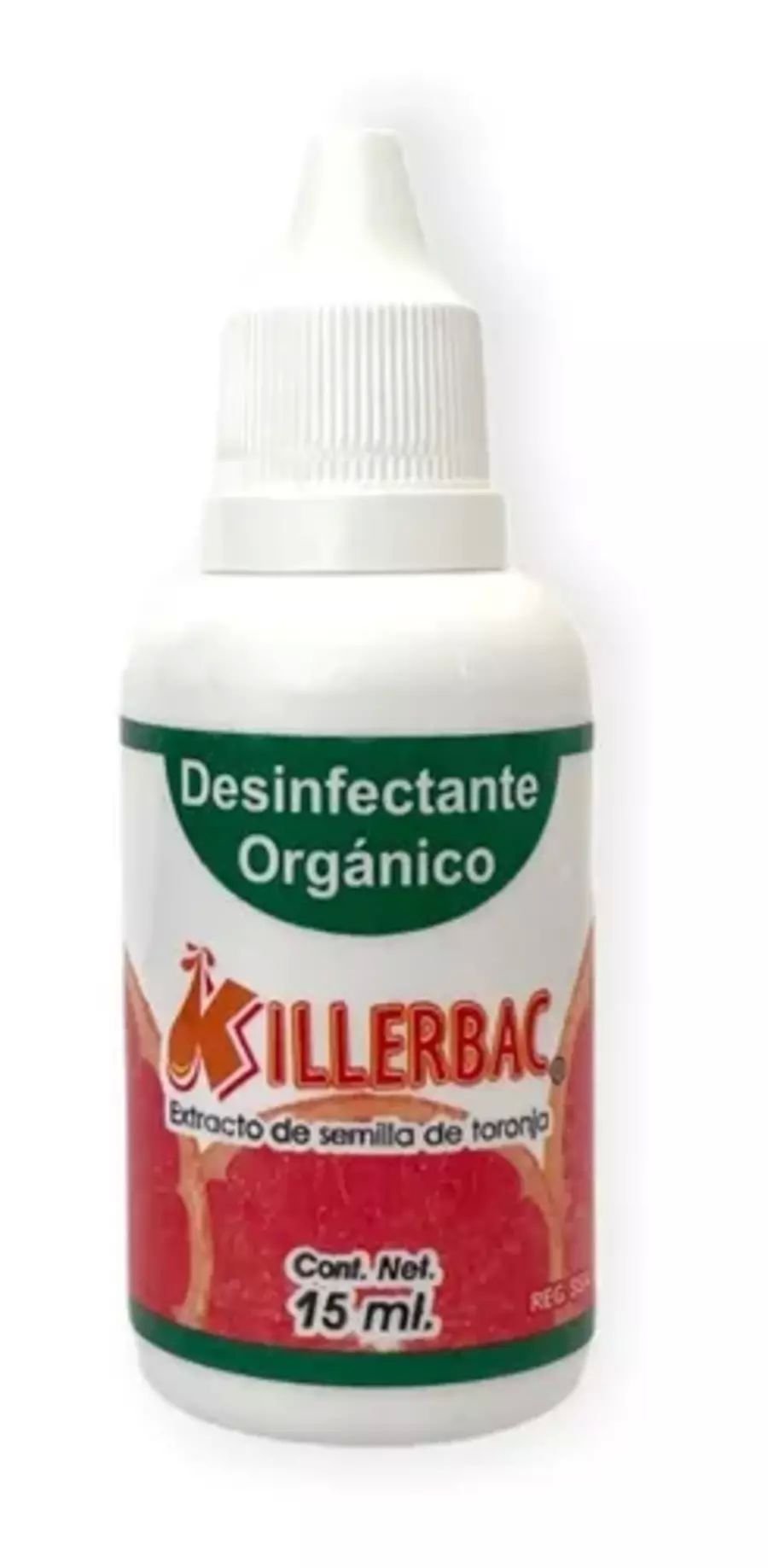 Desinfectante Orgánico De Toronja Killerbac Gotero 15ml
