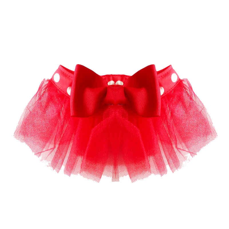Ropa Para Perros Mascotas, Falda Tutu Para Perros, Vestido de Flores con Tutu, Set de 4 Piezas Ropa Para Perro, Color Rojo, Color Fucsia, Color Rosa Talla M