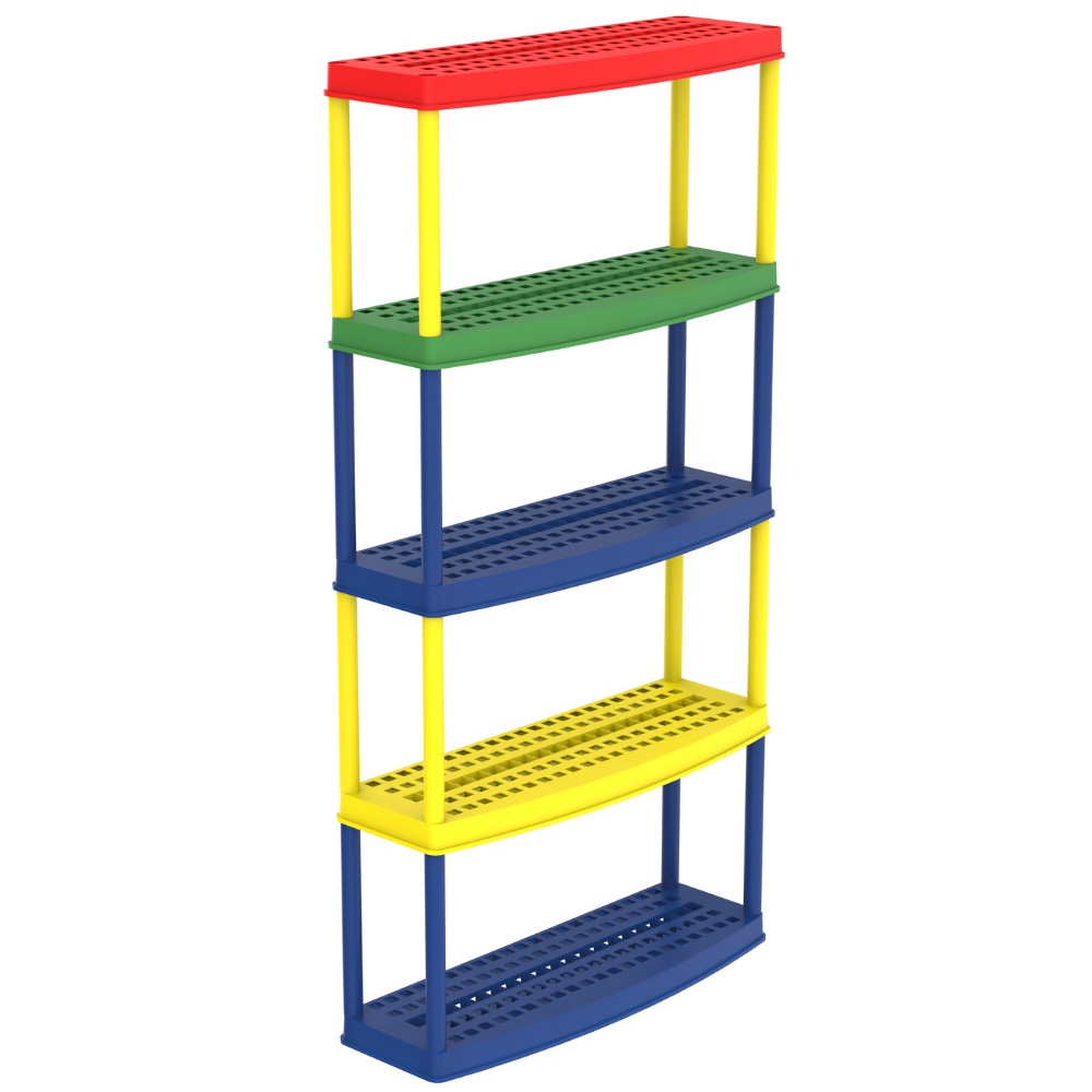 Estante Duna Pisa Multicolor con 5 Entrepaños