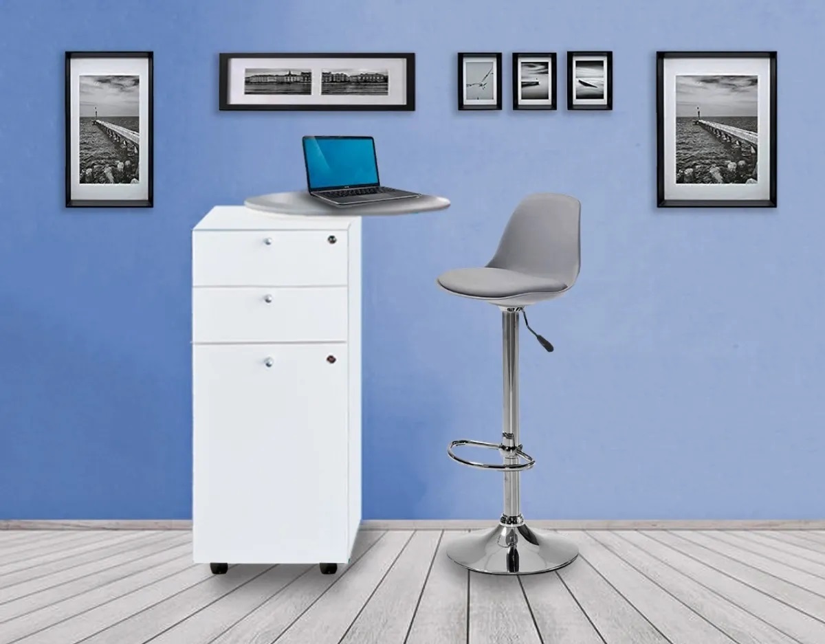 Modulo De Atencion Expres O Escritorio Alto Con Cajonera