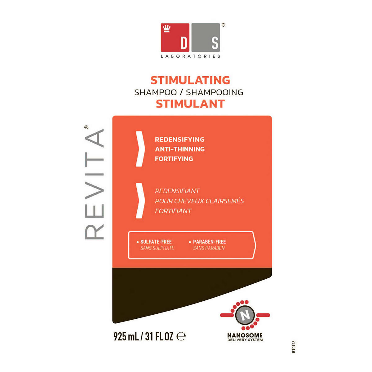 Shampoo Anticaída DS Laboratories Revita 639729 De 925 Ml CST