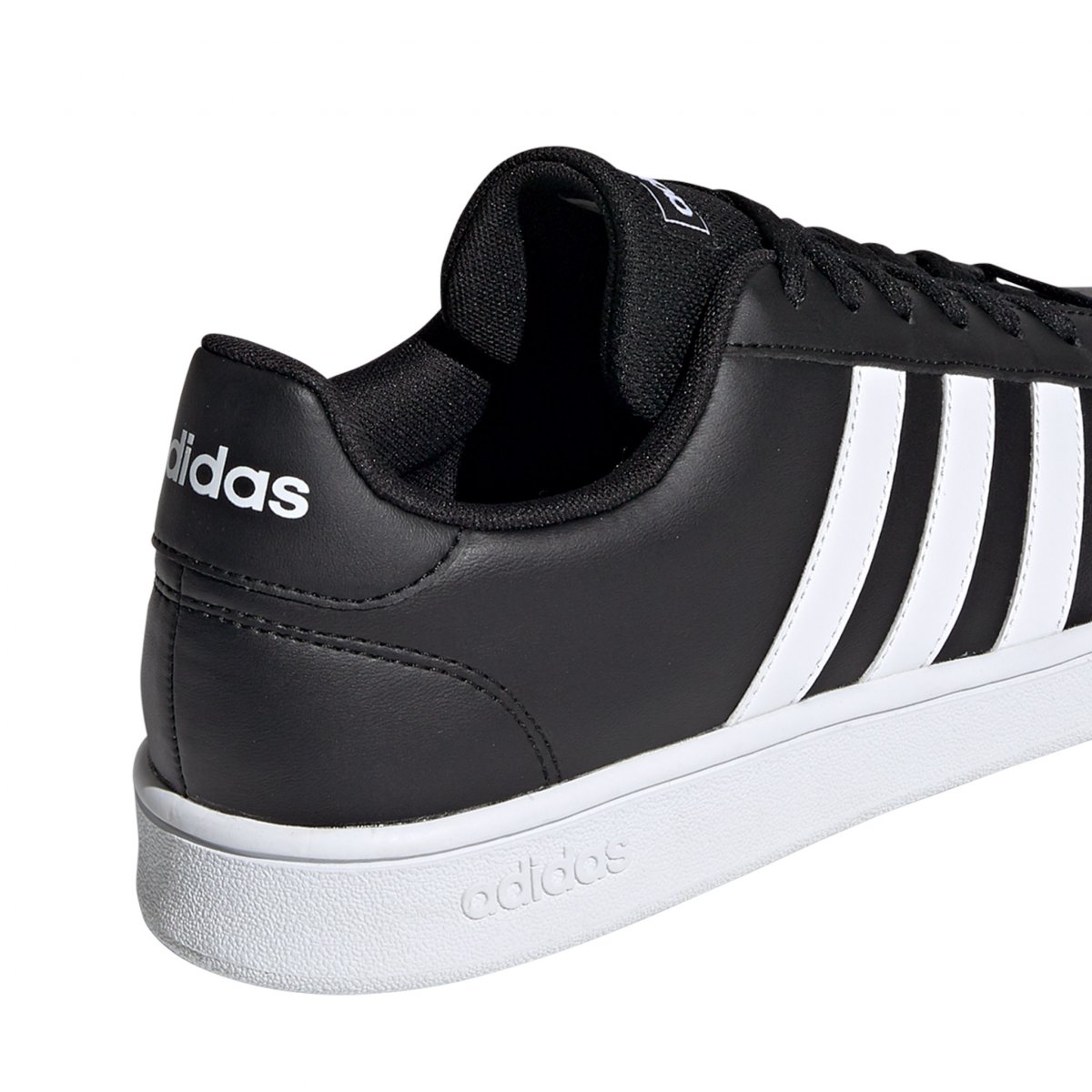 Zapatillas Casual  Adidas Grand Court Base color negro para hombre EE7900