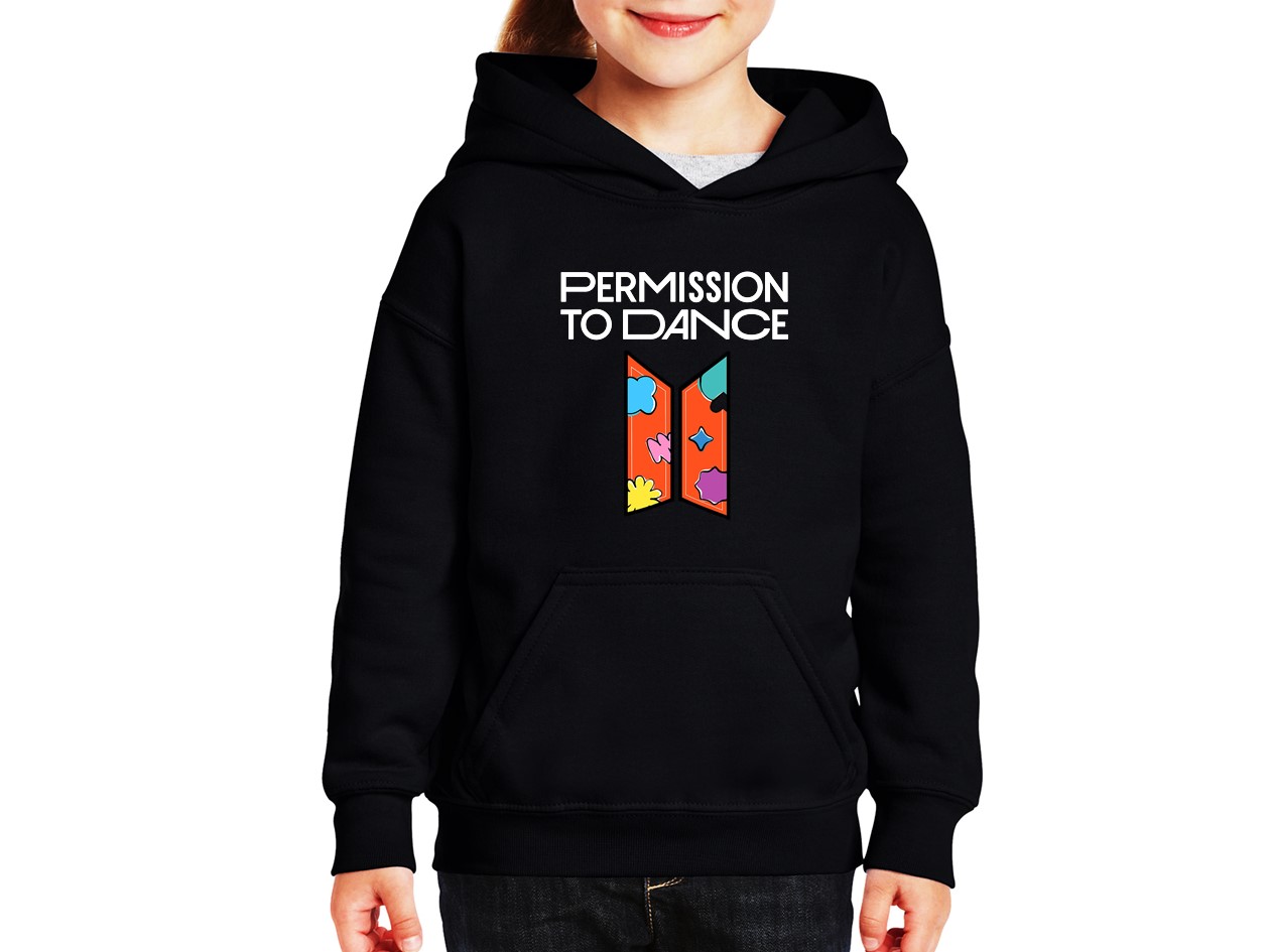 Sudadera BTS Permission to Dance Hoodie BTS Logo K-pop Music
