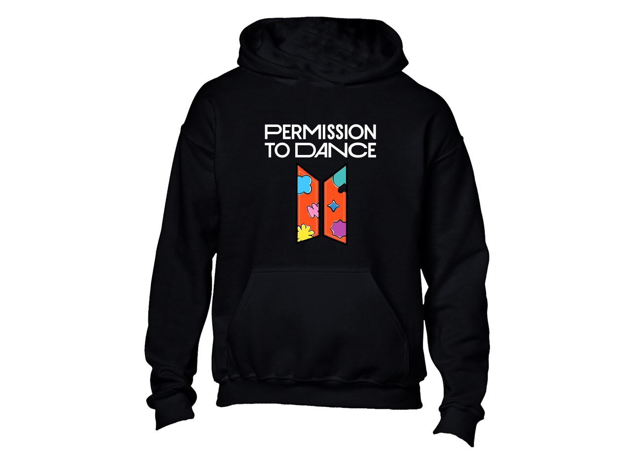 Sudadera BTS Permission to Dance Hoodie BTS Logo K-pop Music