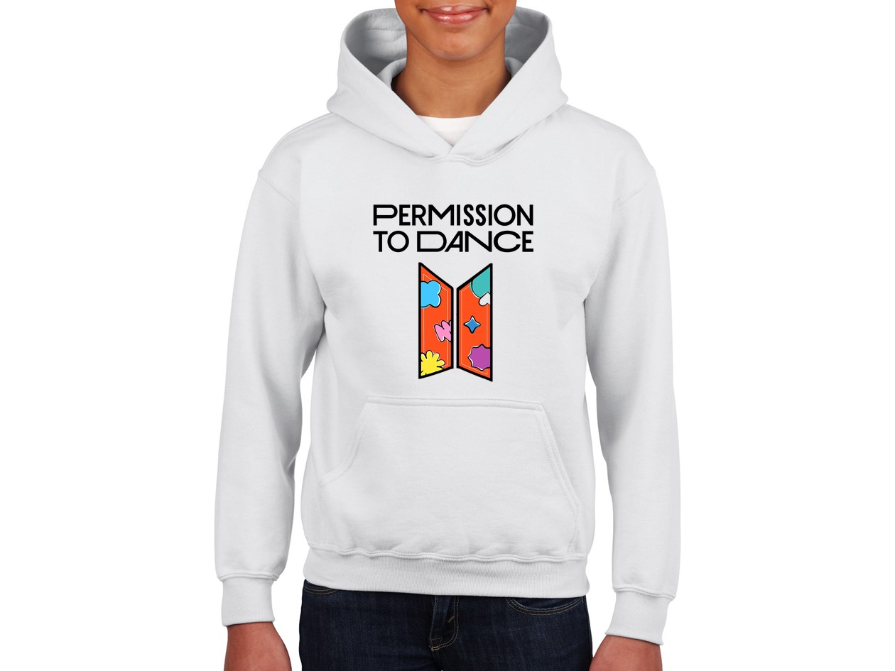 Sudadera BTS Permission to Dance Hoodie BTS Logo K-pop Music