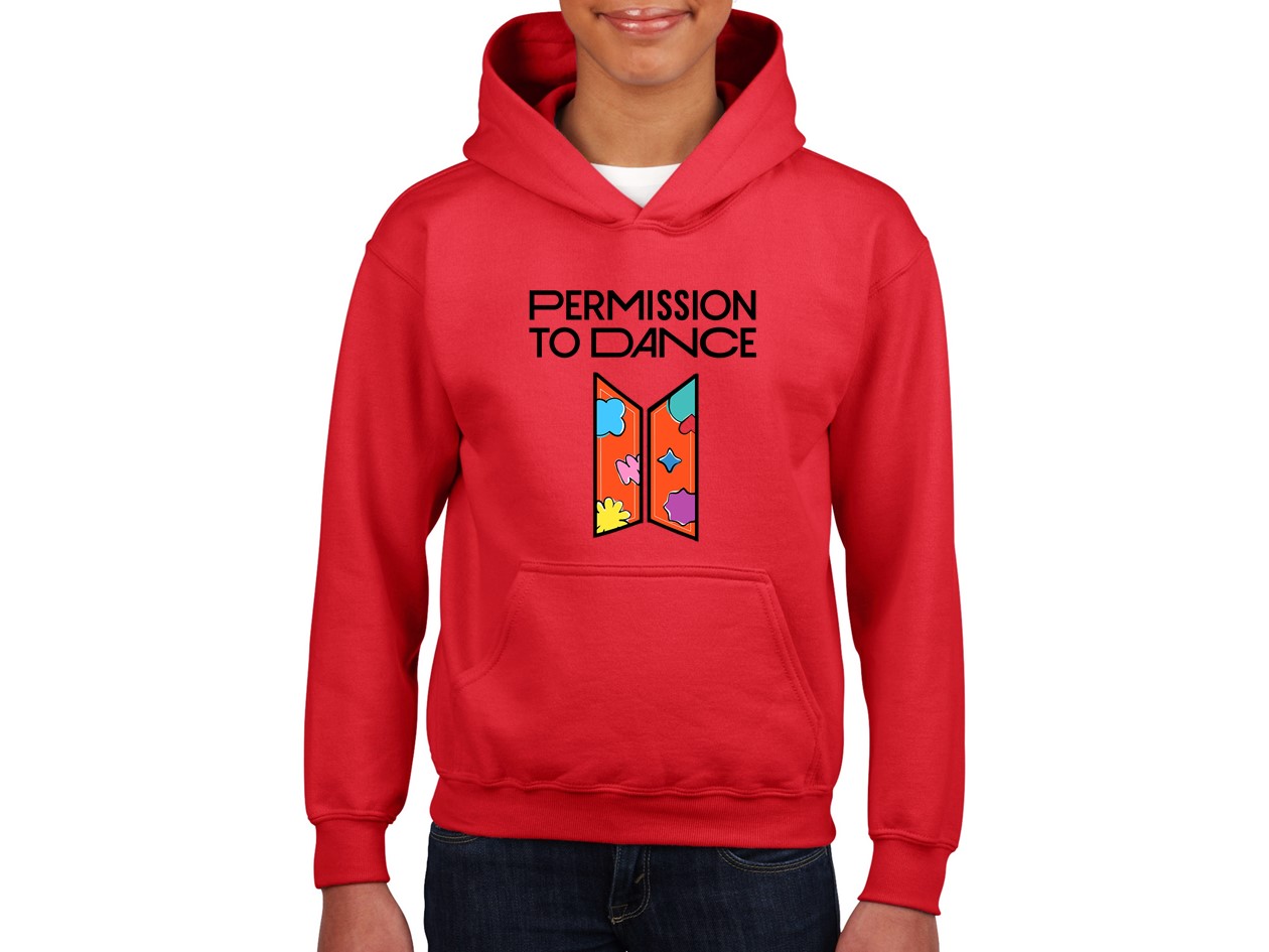 Sudadera BTS Permission to Dance Hoodie BTS Logo K-pop Music