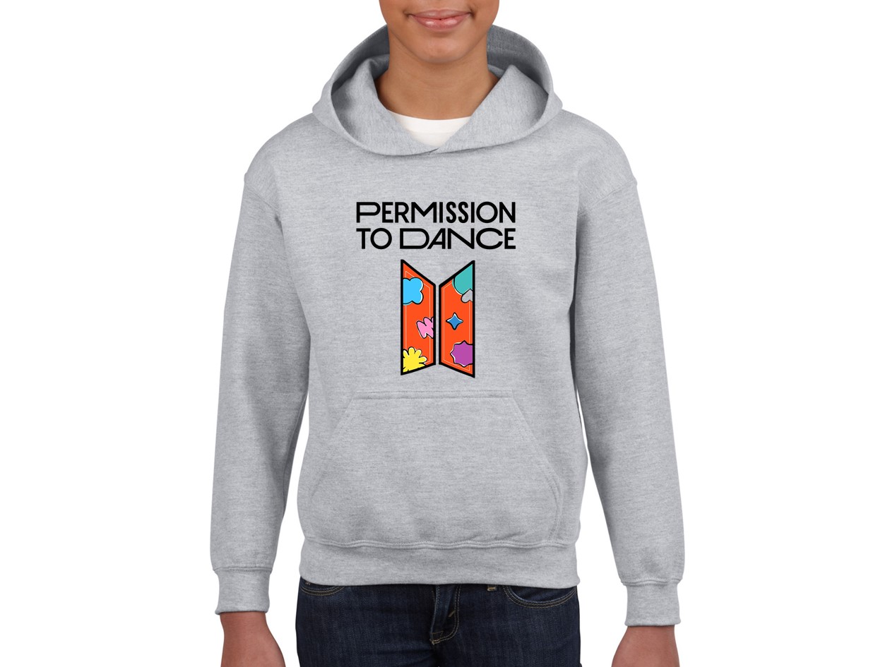 Sudadera BTS Permission to Dance Hoodie BTS Logo K-pop Music