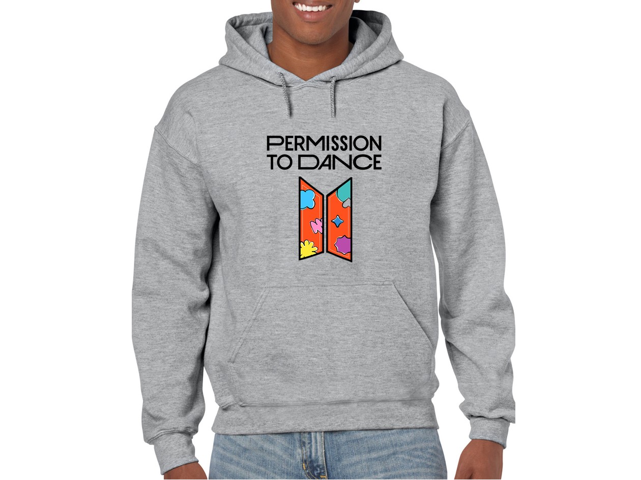 Sudadera BTS Permission to Dance Hoodie BTS Logo K-pop Music