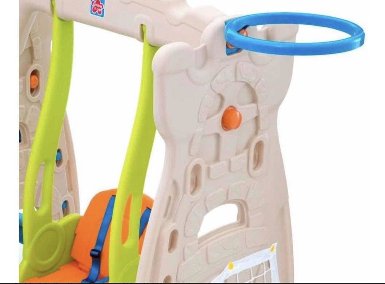 Centro De Juegos Infantil Con Resbaladilla  Grown Up Scramble Slide