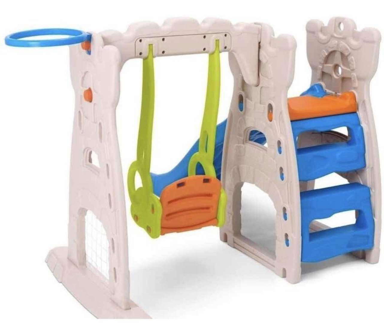 Centro De Juegos Infantil Con Resbaladilla  Grown Up Scramble Slide