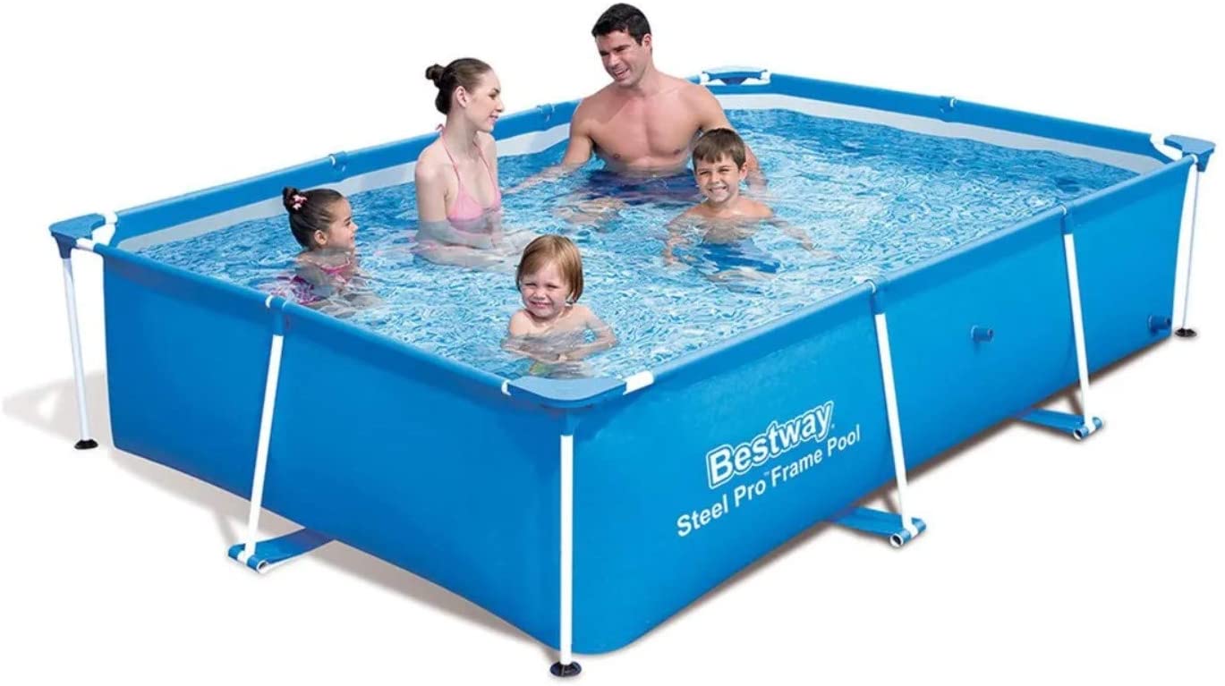 Piscina Alberca Estructural con Cubierta Rectangular Bestway 2.70 m x 1.83 m x 61 cm