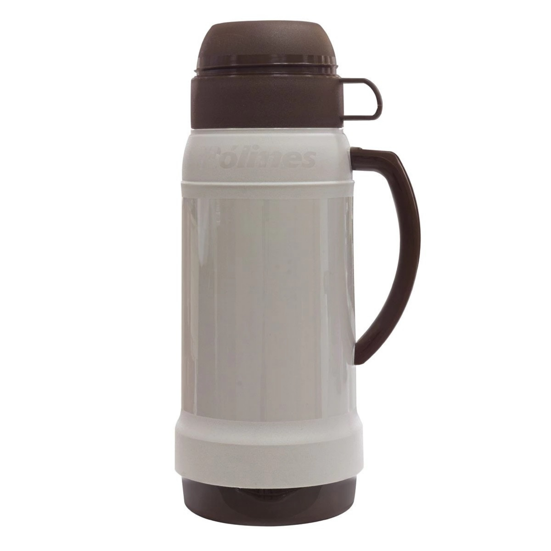 Termo Polimes Con Ampolla De Vidrio Para Café 1Lt Atrraction Beige