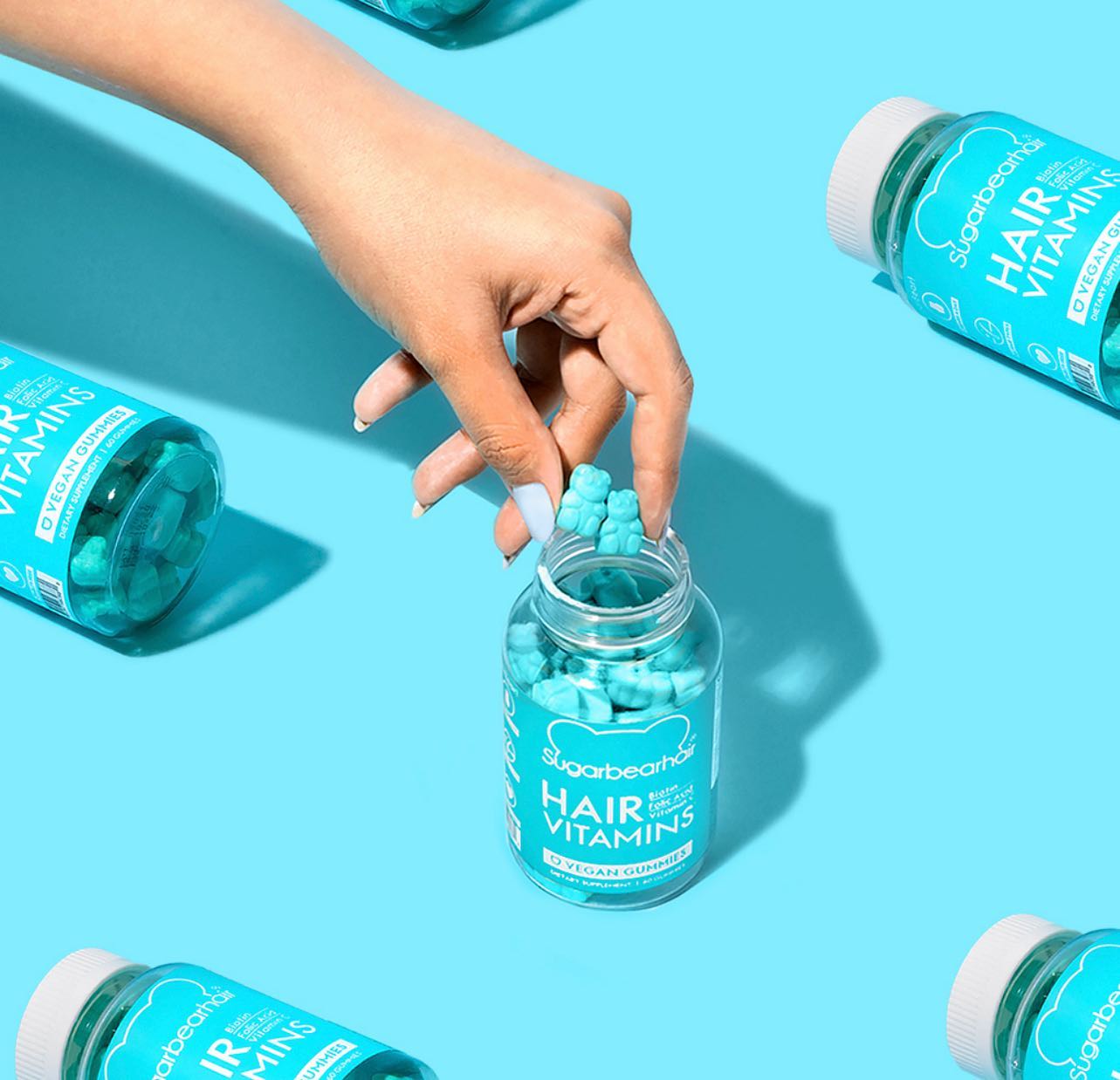 SugarBear Hair Gomitas Veganas para el Cabello 60 pzas