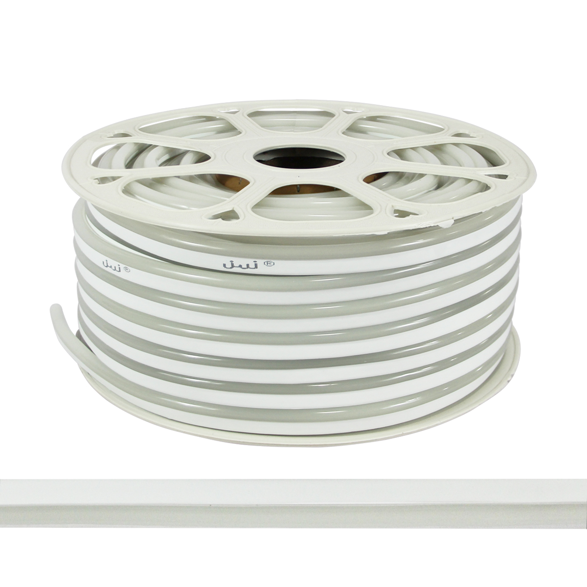 Manguera Led Neon Flourescente 50m Luz Rosa C/ Regulador Jwj