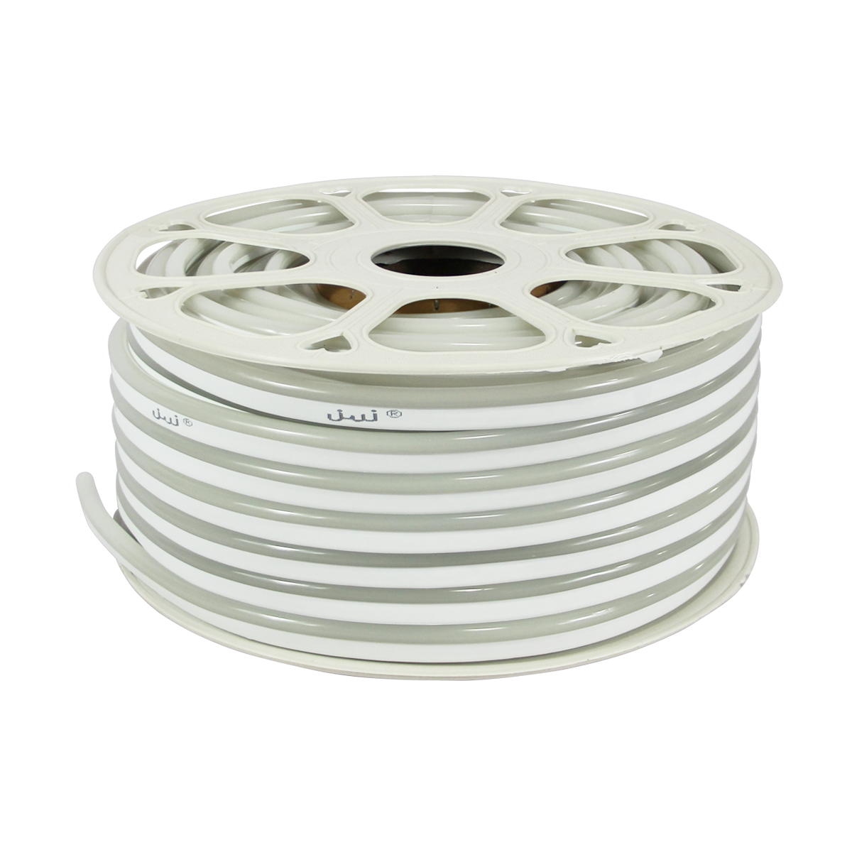 Manguera Led Neon Flourescente 50m Luz Rosa C/ Regulador Jwj