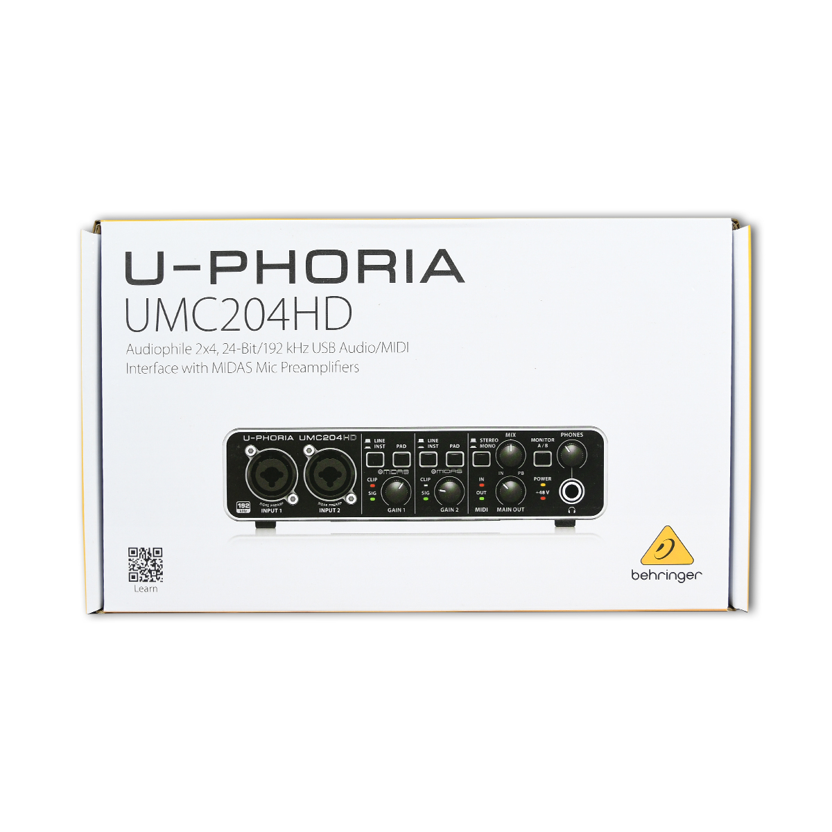Behringer Umc-204hd U-phoria Interface 2 Entradas 4 Salidas