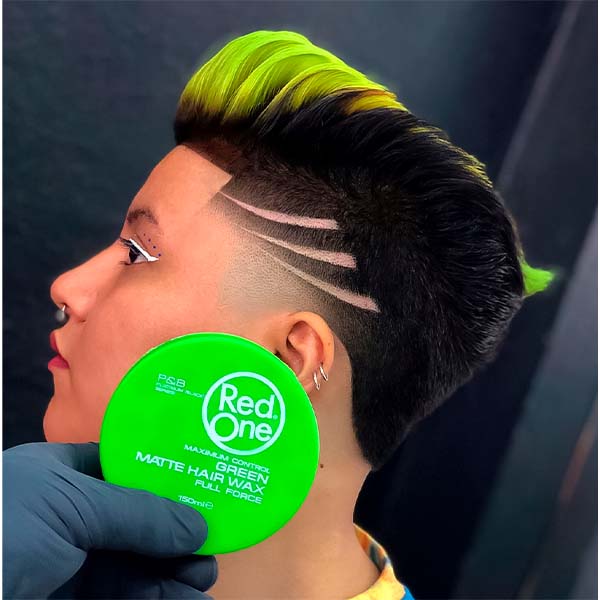 Cera Para Peinar Red One Máximo Control Cera Para Cabello Green 150 ml