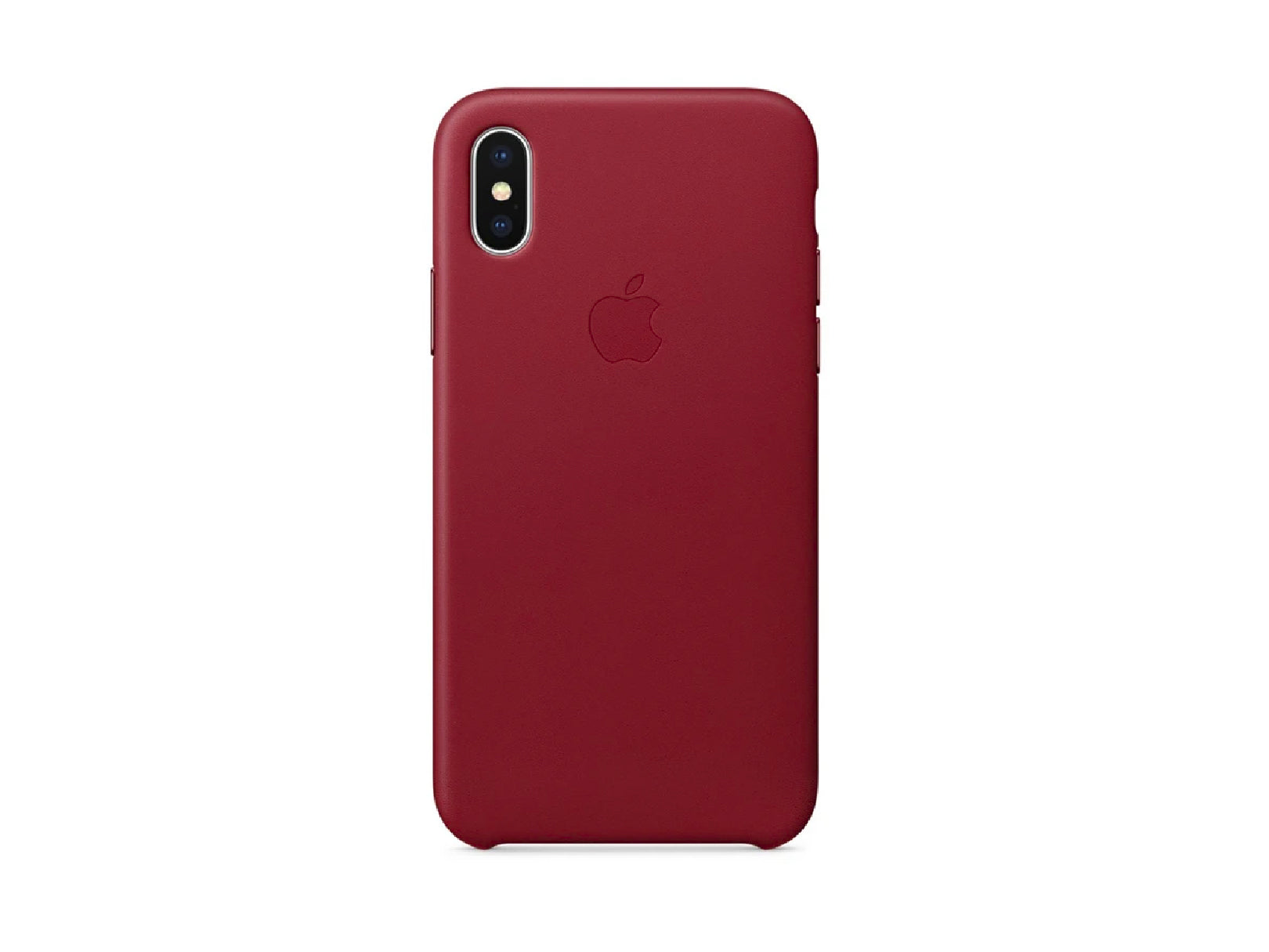 APPLE LEATHER CASE IPHONE XS RED